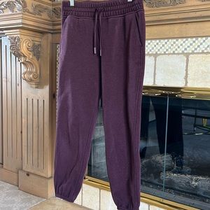 Lulu Lemon maroon sweat pants